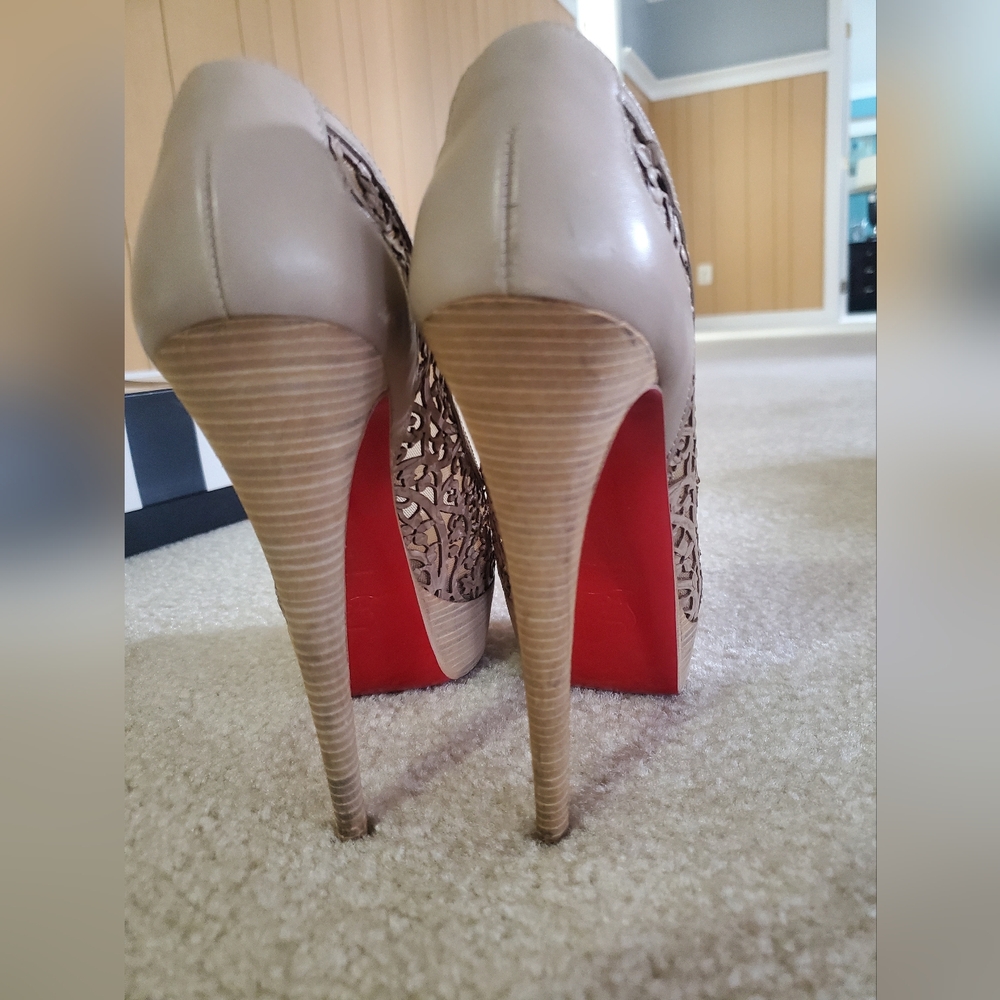 Elegant Beige High Heels